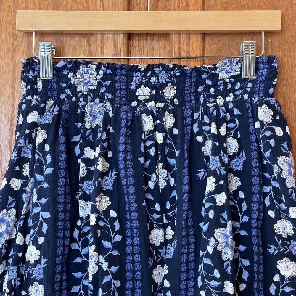 Old Navy Womens Size S Skirt Floral Multicolor Boho Lined Pull On Elastic Waist - Picture 3 of 12